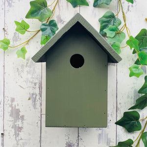 Bird Box, Dark Green. Can be personalised.