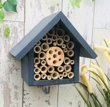 Mason Bee House, Bee Hotel, Insect House, in 'Urban Slate'. Can be personalised.