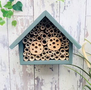 Bee Hotel, Bee House, Large, in 'Wild Thyme'. Can be personalised.