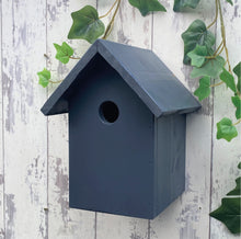 Bird Box, Bird House, in Urban Slate. Can be personalised.