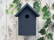 In Memory of,  Wooden Bird Box available in 3 colours