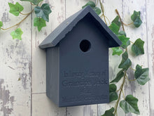 In Memory of,  Wooden Bird Box available in 3 colours