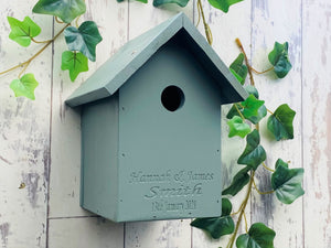 Wedding Wooden Bird Box. Can be personalised